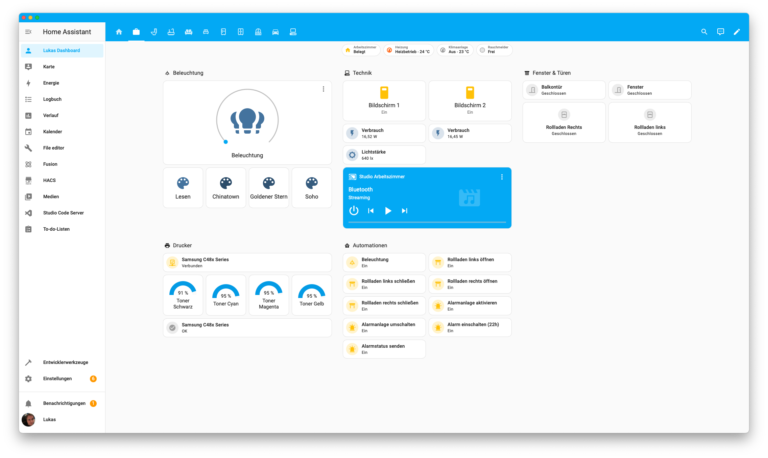 Home Assistant Dashboard